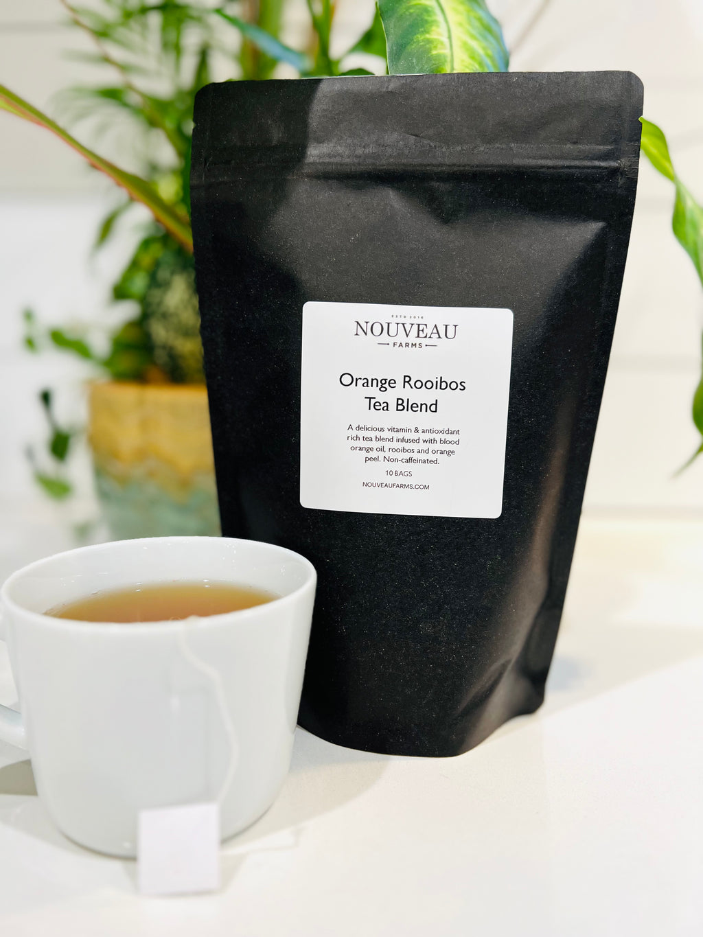 Zesty Orange Rooibos Tea Bags Nouveau Farms