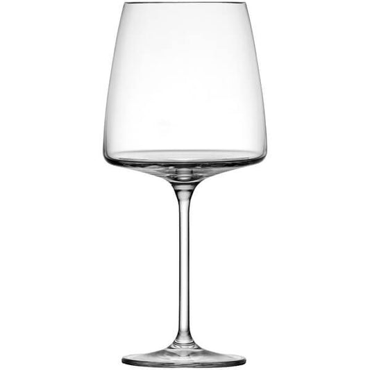 Pair of Crystal Red Wine Glasses