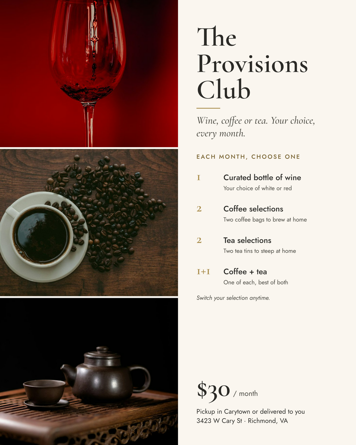 Nouveau Provisions Club